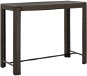 Zahradní barový stůl hnědý 140,5 × 60,5 × 110,5 cm polyratan, 45876 - Zahradní stůl
