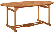 Zahradní jídelní stůl 180 × 90 × 75 cm masivní akáciové dřevo, 315948 - Zahradní stůl