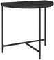 Zahradní stůl černý 80 × 50 × 75 cm polyratan, 316654 - Zahradní stůl