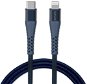4smarts USB-C to Lightning Cable PremiumCord XXL MFi Certified 3m Navy - Data Cable