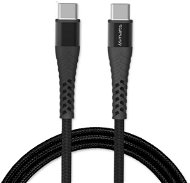 4smarts USB-C to USB-C Cable PremiumCord XXL 3m Black/Grey - Data Cable