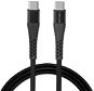4smarts USB-C to USB-C Cable PremiumCord XXL 3m black / grey - Adatkábel