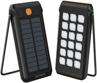 4smarts Solar TitanPack Flex 10000 mAh with Stand and Flashlight black/orange - Powerbank