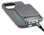 4smarts Wireless OneStyle with MagSafe compatible case for Apple iPhone 15 Pro, 5000mAh, gray - Powerbank