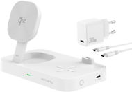 4smarts Qi2 Charging Station Trident white - Charging Stand