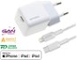 4smarts Wall Charger VoltPlug Mini PD 30W with GaN and USB-C to Lightning Cable 1.5m white *MFi cert - Netzladegerät