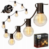 Smart LED Zahradní světelná girlanda 15m 25x LED žárovka E12 - Light Chain