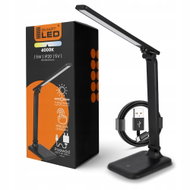 SMART LED Stolní dotyková pracovní LED lampa 5 W/200 Lm/USB-C/černá barva - Table Lamp