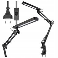 SMART LED Stolní stmívatelná pracovní LED lampička s klipem 5 W/200 Lm/černá barva - Table Lamp