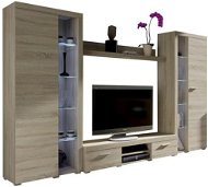 Nejlevnější nábytek Kade XL, dub sonoma - Obývací stěna