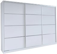 Nejlevnější nábytek Litolaris 250 bez zrkadla, biely mat - Šatníková skriňa