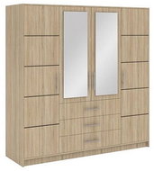 Nejlevnější nábytek Mali 4D - dub sonoma - Wardrobe