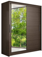 Nejlevnější nábytek Tabari VI - choco / zrcadlo - Wardrobe