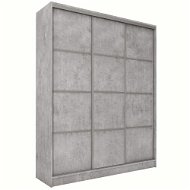 Nejlevnější nábytek Litolaris 150 bez zrcadla - beton - Šatní skříň