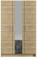 Nejlevnější nábytek Kombinovaná Capuy 120 se zrcadlem - dub sonoma - Wardrobe