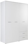 Nejlevnější nábytek Buragei - bílá - Wardrobe