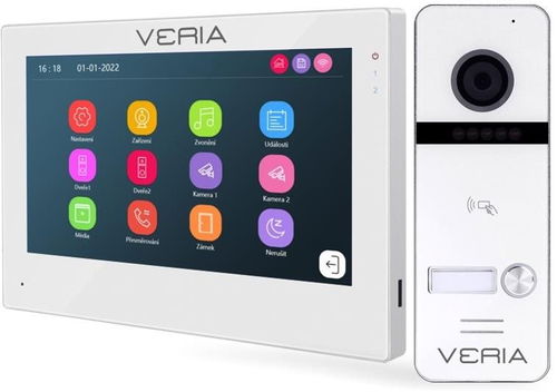 Veria WiFi set videotelefonu 3001-W a vstupní stanice 301 - Videozvonek - Hlavní obrázek