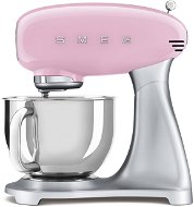 Küchenmaschine SMEG 50's Retro Style 4,8 Liter - Rosa mit Edelstahlsockel - Küchenmaschine