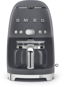 SMEG 50's Retro Style 1,4 l 10 cup sivý - Prekvapkávací kávovar