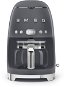 SMEG 50's Retro Style 1,4l 10 csésze, szürke - Filteres kávéfőző