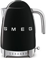 SMEG 50's Retro Style 1,7 l LED indikátor čierna - Rýchlovarná kanvica