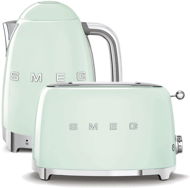 rychlovarná konvice SMEG 50's Retro Style 1,7l LED indikátor pastelově zelená + topinkovač SMEG 50's - Set