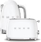 SMEG 50's Retro Style 1,7l vízforraló LED kijelző fehér + SMEG 50's Retro Style 2x2 kenyérpirító fehér 950W - Szett
