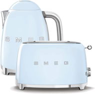 kettle SMEG 50's Retro Style 1,7l pastel blue + toaster SMEG 50's Retro Style 2x - Set