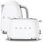 Wasserkocher SMEG 50's Retro Style 1,7l weiß + Toaster SMEG 50's Retro Style 2x2 weiß 950W - Set