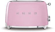 SMEG 50's Retro Style 2 × 2 ružový 950 W - Hriankovač