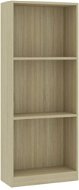 Shumee 3-poschodová knižnica dub sonoma 40 × 24 × 108 cm drevotrieska - Knižnica