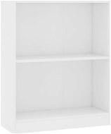 Shumee Knihovna bílá 60 × 24 × 74,5 cm kompozitní dřevo - Knihovna