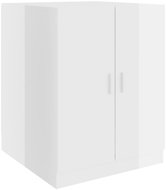 SHUMEE Skříňka nad pračku bílá s vysokým leskem 71 × 71,5 × 91,5 cm - Bathroom Cabinet
