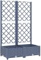 Truhlík SHUMEE Truhlík s treláží, tmavě šedý80 × 40 × 121,5 cm PP - Truhlík