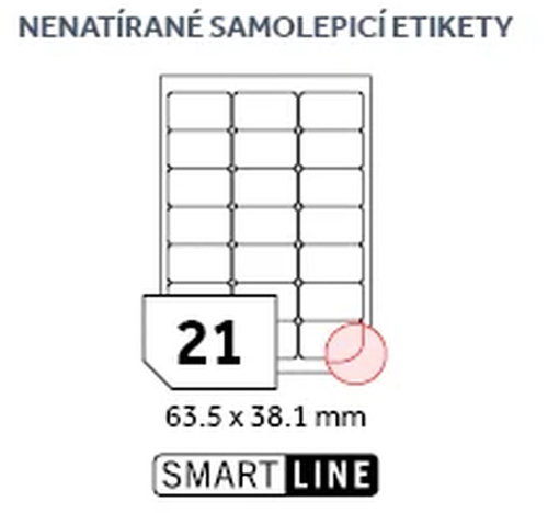 SmartLine EL/MF-21L63.5X38.1 - Etiketten - Hauptbild