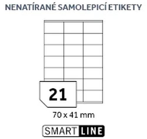 SmartLine EL/MF-21L70X41 - Etikett címke - Fő fotó