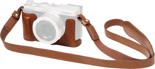 SmallRig 6275 Leather Half Case Kit for Panasonic LUMIX L10 Brown - Video Camera Case - Main image