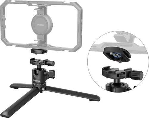 SmallRig 4630 Metal Tabletop Tripod with Arca-Swiss Quick Release Plate and Panoramic Ball Head - Mini Tripod - Main image