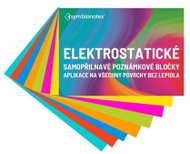 SYMBIO Symbionotes elektrostatisch 100 × 190 mm, 100 Blatt, Mix aus 7 Farben - Haftnotizblock