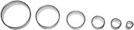 SMOLIK CIRCLE Set of 6 pcs 707 smooth d50 mm, tinned - Cookie Cutter