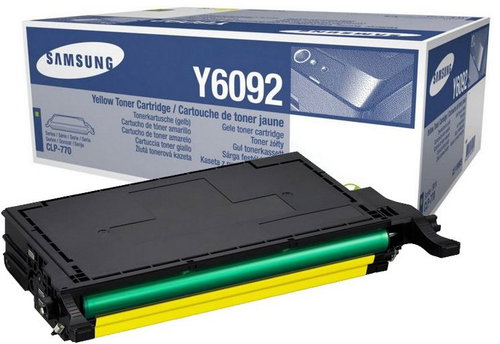Samsung CLT-Y6092S gelb Hauptbild Samsung CLT-Y6092S gelb - Toner - Hauptbild