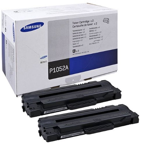 Samsung MLT-P1052A 2-Pack Black - Printer Toner - Main image