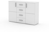 Nejlevnější nábytek IDA 03, bílá - Chest of Drawers