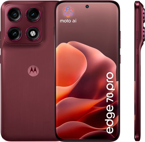 Motorola Edge 70 Pro 8GB/256GB Pantone Zinfandel (Red) - Mobile Phone - Main image