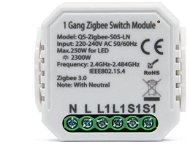 Smoot ZigBee Switch Module s nulákem jednokanálový - Smart modul