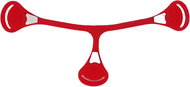 Snappi paper clip 1 piece red - Diaper Pins