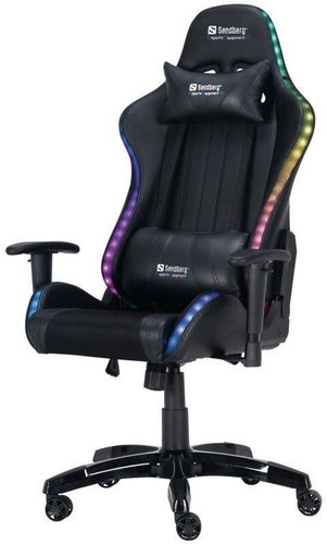 SANDBERG Commander RGB, Black - Gaming Chair - Main image