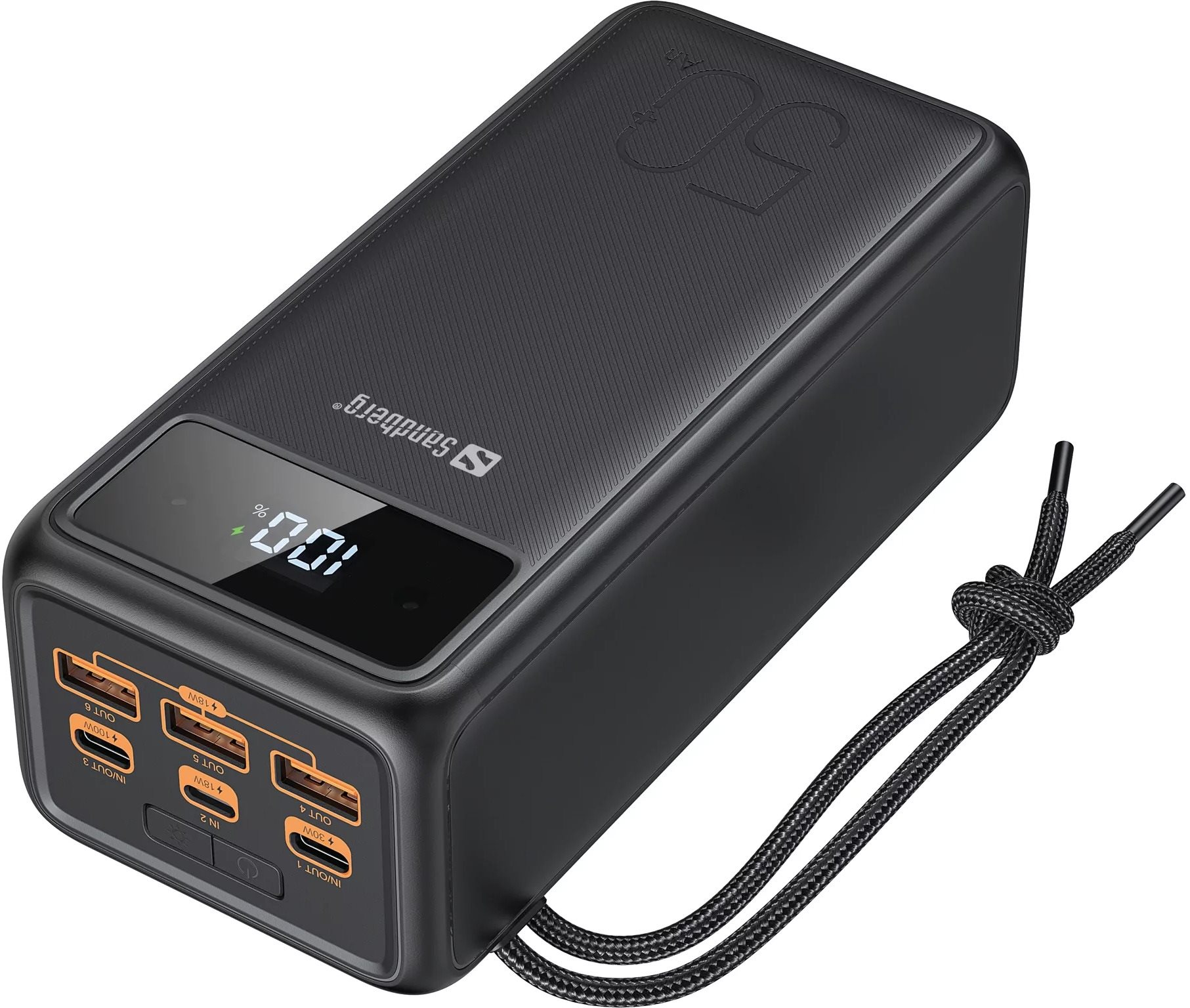 Sandberg Powerbank USB-C PD 130W 50000, černá - Powerbanka | Alza.cz