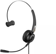 Sandberg USB Pro Mono Headset mikrofonnal, fekete - Fej-/fülhallgató