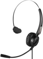 Sandberg PC USB+RJ9/11 Headset Pro Mono, black - Headphones